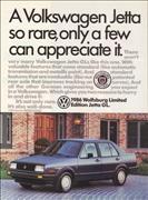 1986 Jetta Wolfsburg Edition (US)